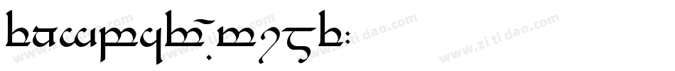 Tengwar Optime字体转换